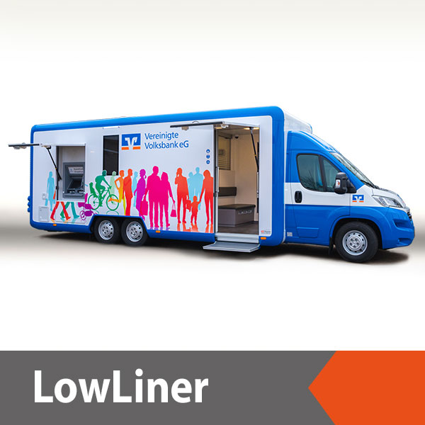 LowLiner die erste vollelektrische mobile Bankfiliale